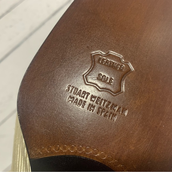 Stuart Weitzman Women’s Size 8.5B Gold Metallic Pumps Made in Spain - Picture 13 of 15